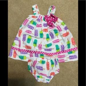 NWOT POPSICLE SUNDRESS  12 Months